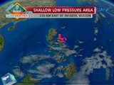 Saksi: Shallow LPA sa silangan ng Quezon, nagpapaulan sa ilang bahagi ng Luzon