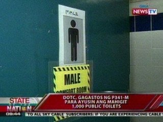 SONA: DOTC, gagastos ng P341-M para ayusin ang mahigit 1,000 public toilets