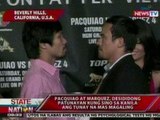 SONA: Pacquiao at Marquez, desididong patunayan kung sino sa kanila ang tunay na mas magaling