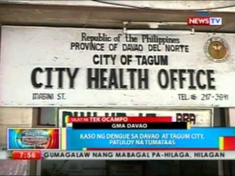 BP: Kaso ng dengue sa Davao at Tagum City, patuloy na tumataas