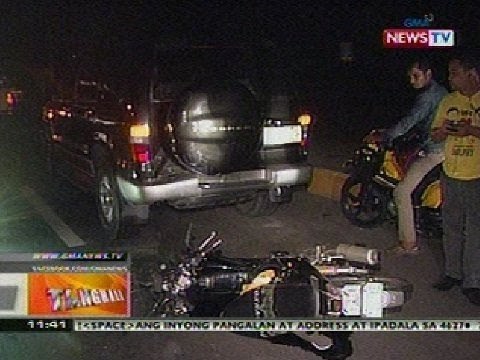 BT: Rider, kritikal nang sumalpok ang motorsiklo sa nakahintong SUV sa Commonwealth Ave., QC