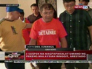 QRT: 3 suspek na nagpapakalat ng pekeng Malaysian Ringgit, arestado