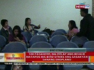 Download Video: BT: 100 pasahero, na-delay ang biyahe nang ma-bird strike and sasakyang eroplano sa Zamboanga