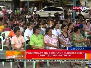 BT: Pamimigay ng compact flourescent light bulbs, patuloy