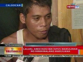 BT: Lalaki sa Caloocan, arestado nang mahulihan ng marijuana