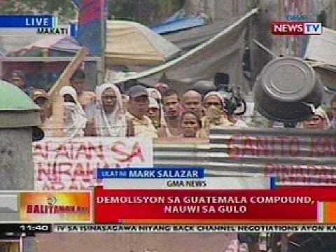BT: Demolisyon sa Guatemala Compound, Makati, nauwi sa gulo