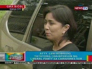 BP: Atty. Leni Robredo, tatayong chairperson ng Liberal party sa CamSur