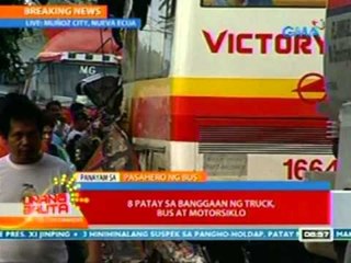 UB: 8 patay sa banggan ng truck at motorsiklo