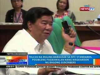 Telcos na muling babagsak sa NTC standards, posibleng pagbawalan magkaroon ng bagong subscribers