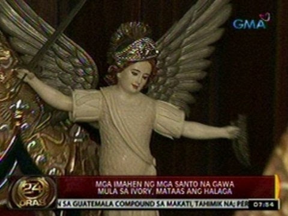 24Oras: Mga imahe ng mga santo na gawa mula sa ivory, mataas ang halaga