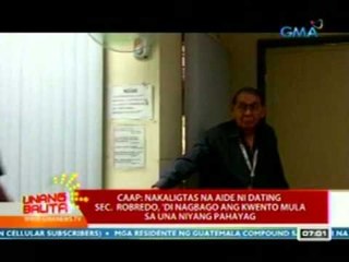 CAAP: Nakaligtas na aide ni dating Sec. Robredo, 'di nagbago ang kwento mula sa una niyang pahayag