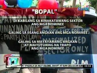 24 Oras: Partido Lakas ng Masa, nagprotesta laban sa mga "bopal"