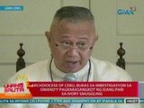 UB: Archdiocese of Cebu, bukas sa imbestigasyon sa pagkakasangkot ng isang pari sa ivory smuggling