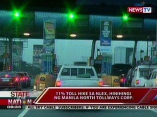 SONA: 11% toll hike sa NLEX, hinihingi ng Manila North Tollways Corp.