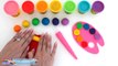 Learn Rainbow Colors with Play-Doh * Creative DIY Fun for Kids with Modelling Clay * RainbowLearning