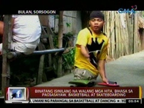 24 Oras: Binatang isinilang na walang mga hita, bihasa sa pagsasayaw, basketball at skateboarding