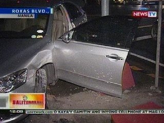BT: Kotse sa Manila, nasalpok ng AUV