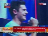 BT: Zac Efron, pinakilig ang mga tagahanga sa Fan Conference sa Pasay