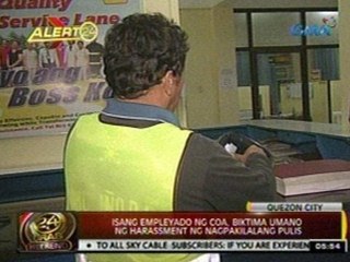 24 Oras: Isang empleyado ng COA, biktima umano ng harassment ng nagpakilalang pulis