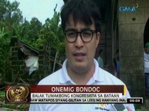 Onemig Bondoc, balak tumakbong kongresista sa Bataan, pinatatanggal sa voter's list