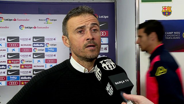 Luis Enrique: “Hemos hecho la mejor presión sin balón”