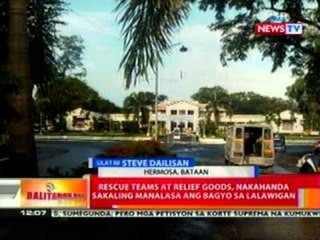 BT: Baha sa ilang bahagi ng Hermosa, abot tuhod hanggang baywang ang taas