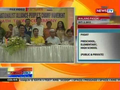 NTG: Rep. Manny Pacquiao, nakatakdang maghain ng kandidatura bilang kongresista ng Sarangani