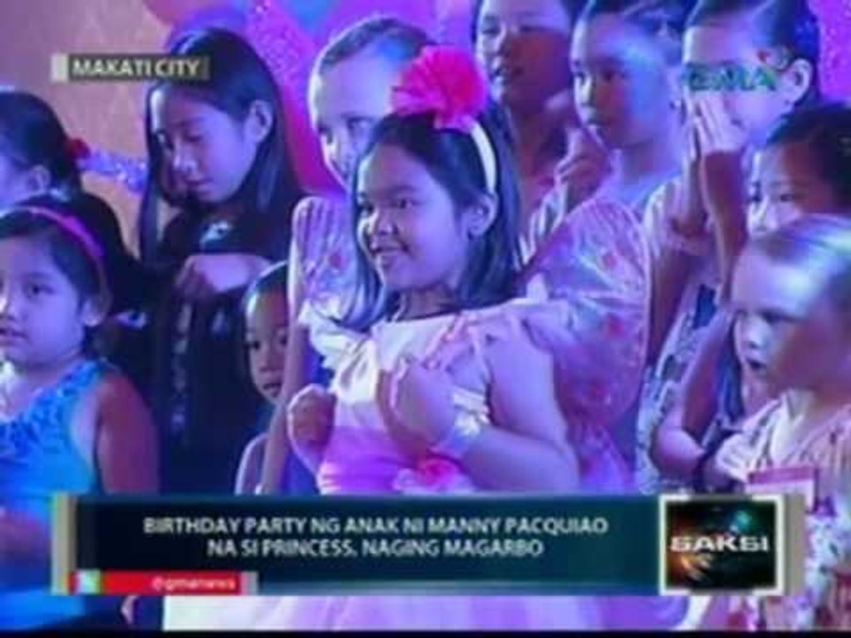Saksi:  Birthday party ng anak ni Manny Pacquiao na si Princess, naging magarbo