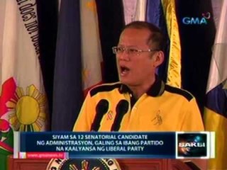 Saksi: 9 sa 12 senatorial candidate ng administrasyon, galing sa mga partido na kaalyansa ng LP