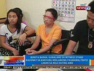 NTG: Bonita Baran, sumalang sa witness stand kaugnay sa kanyang reklamong pagmamaltrato