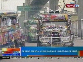NTG: Pasang Masda, humiling ng P2 dagdag-pasahe
