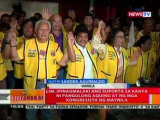 BT: Manila Mayor Alfredo Lim, naghain ng COC kasama si Coun. Veloso at ilang tatakbong konsehal