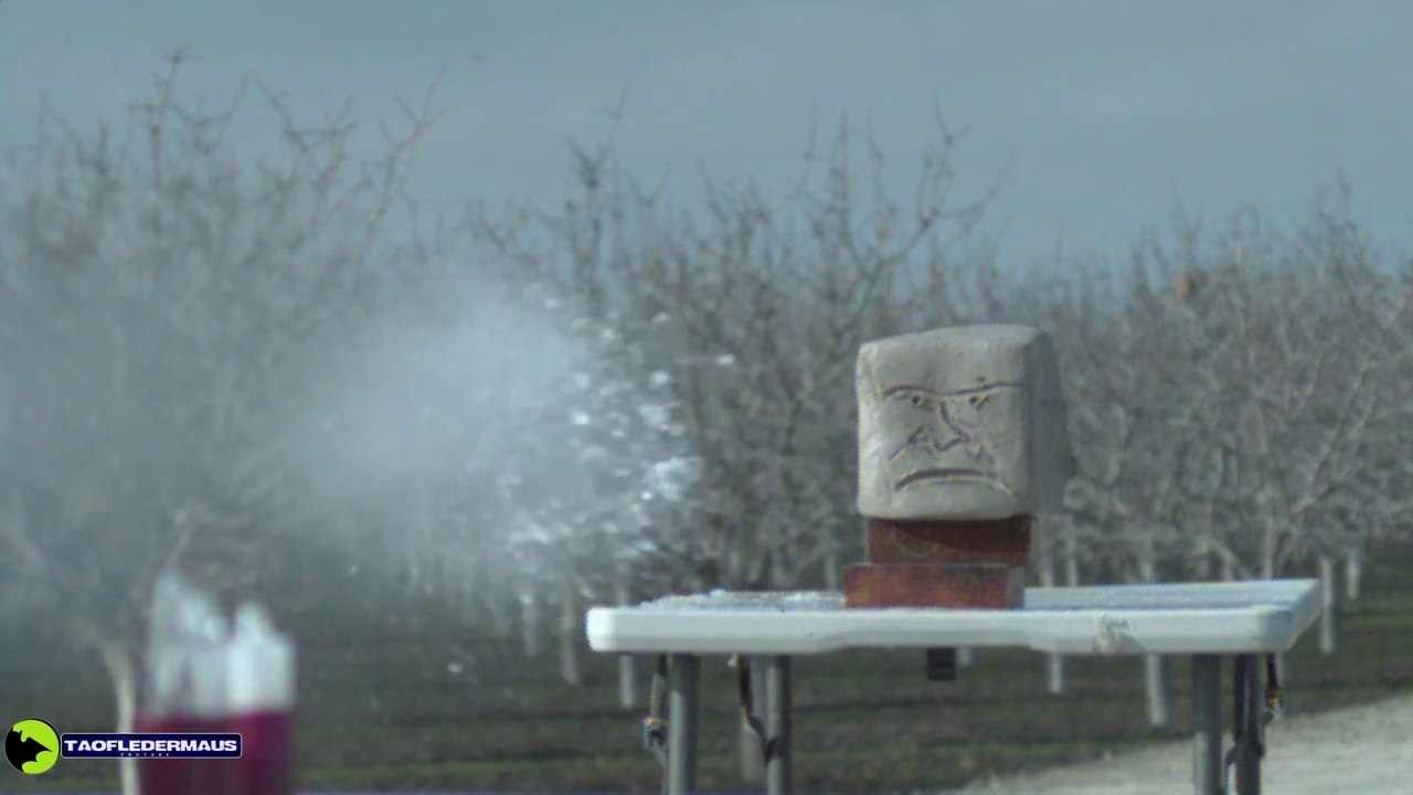 Tirer des balles de verre au fusil à pompes !