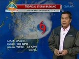 24 Oras: Bagyong Basyang, posibleng mag-landfall at magdulot ng storm surge sa Surigao Del Norte