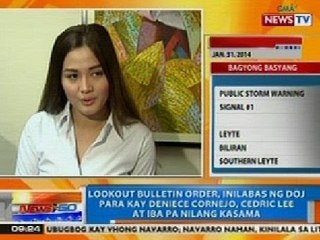 NTG: Lookout bulletin order, inilabas ng DOJ para kay Cornejo, Lee at iba pa nilang kasama