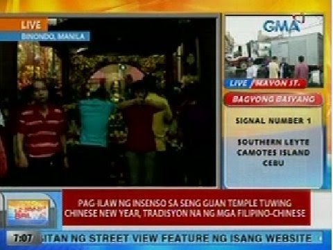 UB: Pag-ilaw ng insenso tuwing Chinese New Year, tradisyon na ng mga Filipino-Chinese
