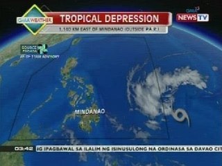Pagasa: Tropical depression sa silangan ng Mindanao, tatawaging basyang oras na pumasok sa PAR