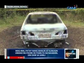 Mag-iina sa Bohol, patay nang barilin at sunugin umano ng padre de pamilya na nagbaril din sa sarili