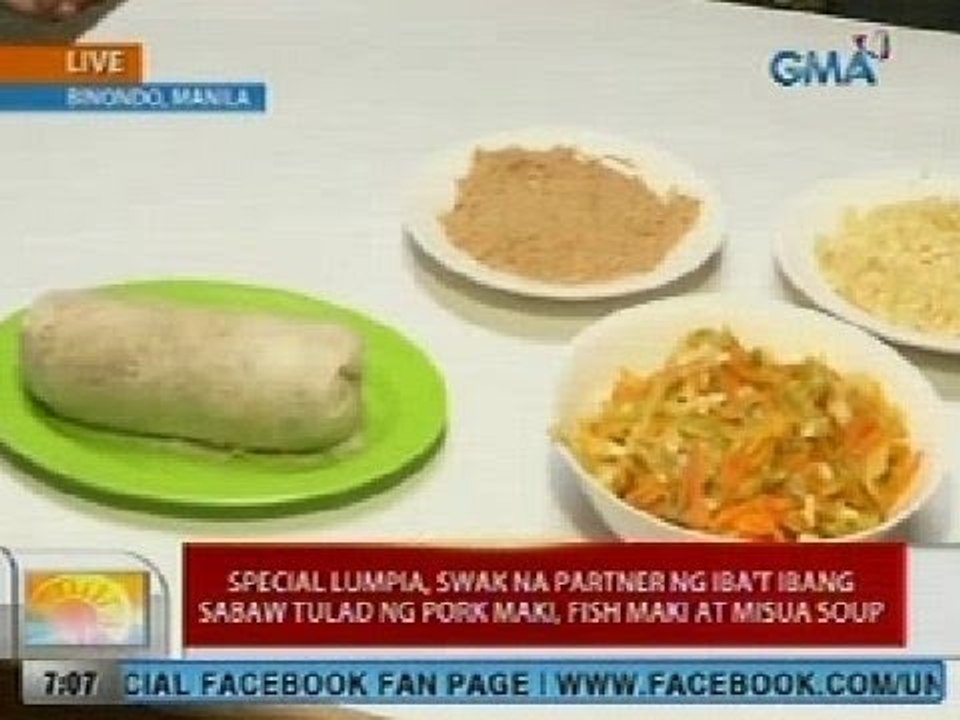 UB: Special lumpia, swak na partner ng iba't ibang sabaw