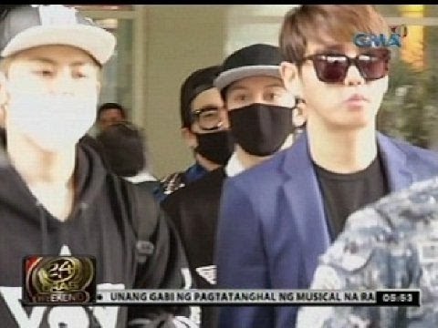 24 Oras: Block-B , mainit na sinalubong sa pagdating sa bansa