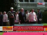 BT: PNoy at Malaysian PM Najib Razak, nagsama sa isang bilateral meeting