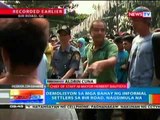 Panayam kay Aldrin Cuna, chief of staff ni Mayor Herbert Bautista kaugnay ng demolisyon sa BIR road