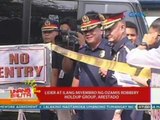 UB: Lider at ilang miyembro ng Ozamis robbery holdup group, arestado