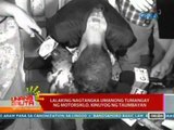UB: Lalaking nagtangka umanong tumangay ng motorsiklo, kinuyog ng taumbayan (Manila)
