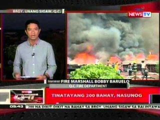QRT: Bahay na pinagmulan ng sunog, natukoy na