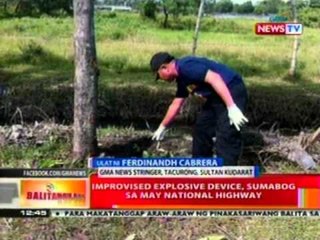 BT: Pagsabog ng IED, nangyari isang oras bago dumaan si ARMM OIC Gov. Hataman