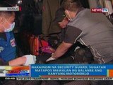 NTG: Nakainom na security guard, sugatan matapos mawalan ng balanse ang kanyang motorsiklo