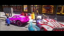 Elsa & Princess Anna Frozen play with Lightning McQueen CARS 1080p (Frozen Parody w/ Nursery Rhymes)