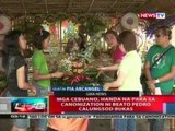 NTL: Mga Cebuano, handa na  para sa canonization ni Beato Pedro Calungsod bukas