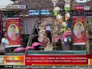 Descargar video: BT: Mga taga-Cebu, handa na para sa pagdiriwang ng canonization kay Beato Pedro Calungsod